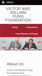 Mobile Screenshot of fungfoundation.org